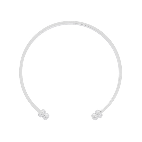 Channel-Set Montana Blue Cubic Zirconia Cuff