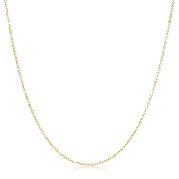 Delicate Gold Link Chain