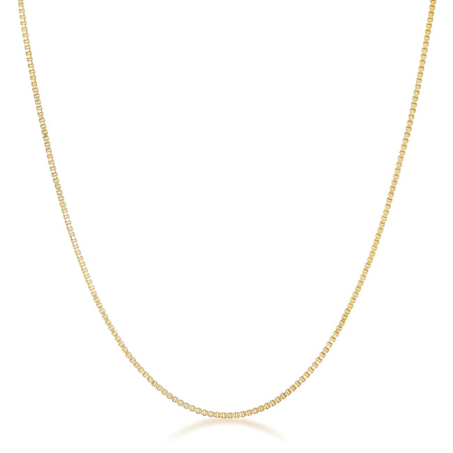 Golden Rolo Chain - 1mm