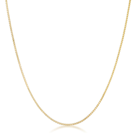 Golden Rolo Chain - 1mm