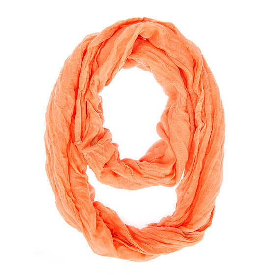 Peach Genevieve Infinity Scarf