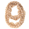 Zig Zag Camel Infinity Scarf