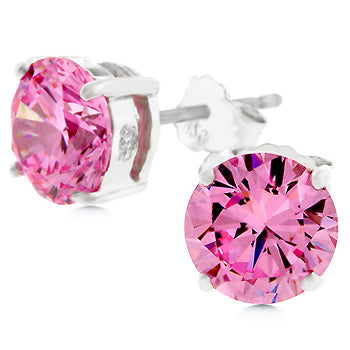 Blossom Stud Cubic Zirconia Earrings