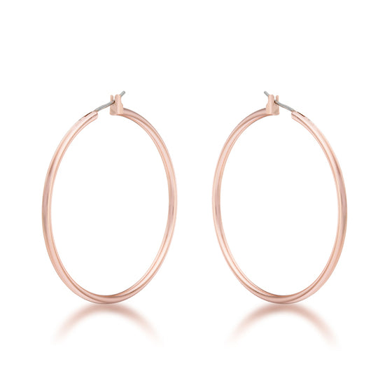 45mm Rosegold Hoop Earrings