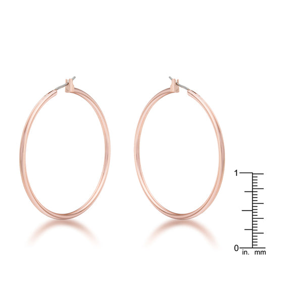 45mm Rosegold Hoop Earrings