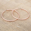 45mm Rosegold Hoop Earrings