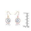 5.5 Ct Rosegold CZ Drop Earrings