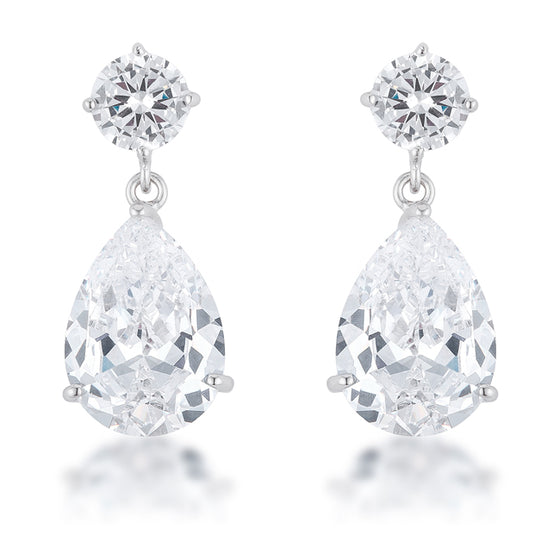 Shimmering CZ Earrings