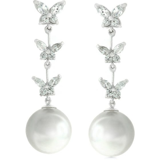 Butterfly Pearl Dangle