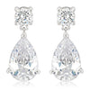 Elegant Cubic Zirconia Drop Earrings