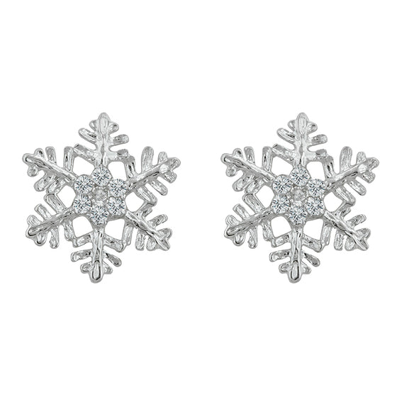 Snowflake Stud Earrings