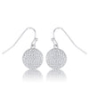 .6 Ct Elegant CZ Disk Earrings