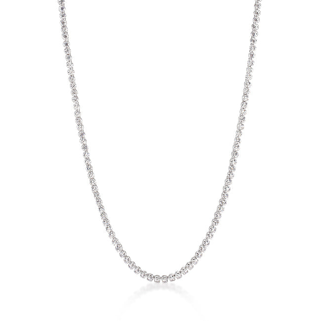 Long Elegant Cubic Zirconia Necklace