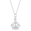 Tabitha 0.5 ct Crown Pendant