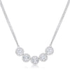 5 Ct Dazzling Rhodium Necklace with CZ