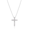 Cubic Zirconia Bling Cross Pendant