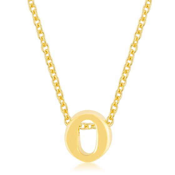 Golden Initial O Pendant