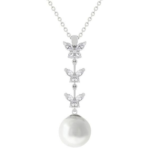 Butterfly Pearl Pendant