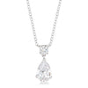 Chandelier Pear Cubic Zirconia Pendant