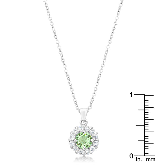 Bella Bridal Pendant in Peridot