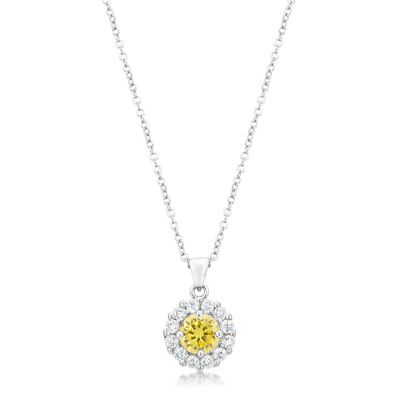 Bella Bridal Pendant in Yellow