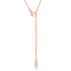 Maya 1.28ct CZ Rose Gold Rose Drop Pendant