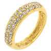 Pave Crystal Goldtone Band