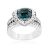 Ovaline Blue Ring