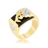 Cubic Zirconia Eagle Men's Ring