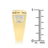 Cubic Zirconia Eagle Men's Ring