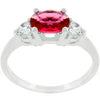 Oval Quartet Cubic Zirconia Ring