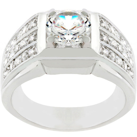 Rock Solid Cubic Zirconia Ring