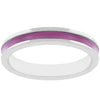 Fuchsia Enamel Eternity Ring