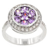 Amethyst Purple Lily Ring