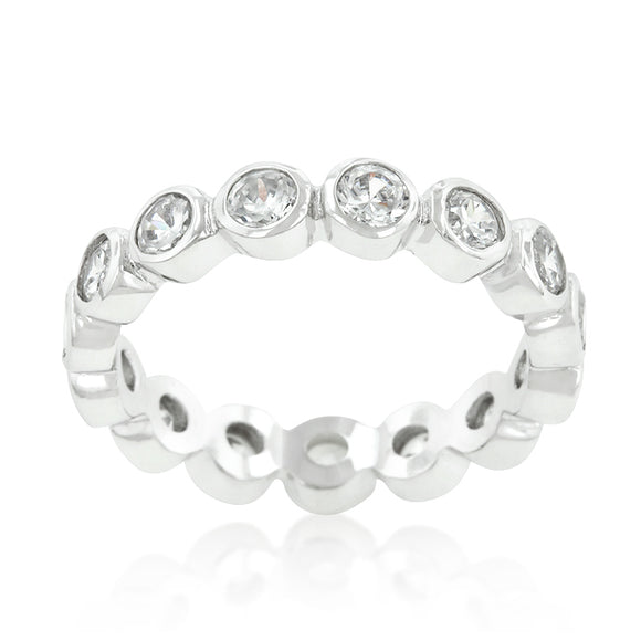 Linked Bezel Eternity Band