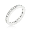 Alternating Cubic Zirconia Eternity Band