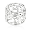 Filigree Matte Rhodium Ring