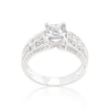 Cubic Zirconia Princess Cut Ring