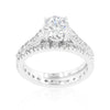 Glistening Engagement Ring Set