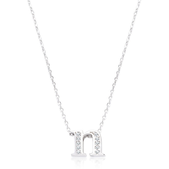 Pave Initial N Pendant