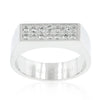 Stainless Steel Mens Bling Ring